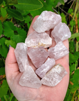 Rose Quartz Raw Crystal Rough Gemstone - Small One Stone