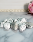 Howlite Natural Tumbled Stone - One Stone