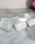 Selenite Crystal Semi-Tumbled Gemstone - One Stone - On Tile 3