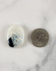 Unique 41 Carat Flashy Rainbow Moonstone Crystal Cabochon Natural High Quality Gemstone | Symphony - 3