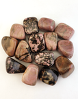Rhodonite Natural Crystal Tumbled Stone - One Stone