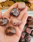 Rhodonite Natural Crystal Tumbled Stone - One Stone - Small Handful