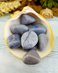 Blue Quartz Natural Tumbled Gemstone
