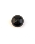 Black Obsidian Natural Crystal Sphere Gemstone Orb Marble - One 30mm Sphere - White Background