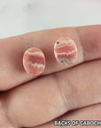 AAA Grade Rhodochrosite Crystal Oval Gemstone Natural Stone Cabochon | 10mm - 2