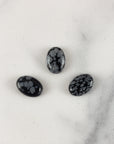 Snowflake Obsidian Crystal Oval Gemstone Natural Stone Cabochon | 14mm - 5