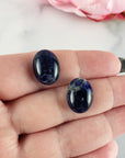 Blue Sodalite Crystal Oval Gemstone Natural Stone Cabochon | 16mm - 3