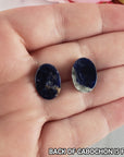 Blue Sodalite Crystal Oval Gemstone Natural Stone Cabochon | 16mm - 4