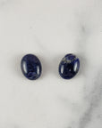 Blue Sodalite Crystal Oval Gemstone Natural Stone Cabochon | 16mm