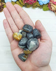picasso jasper stones in hand