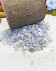 blue agate crystal chips by prop log