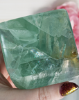 Unique Green Fluorite Crystal Cube Natural Gemstone - Aether - 2