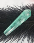 Unique Aqua Green Fluorite Crystal Wand Natural Gemstone Scepter | Akuro - 4