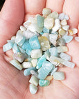 Amazonite Crystal Natural Gemstone Chips By the Ounce - 5