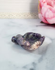 Amethyst Crystal Display Stand Natural Gemstone Offering Hands Sphere Holder - 5