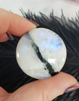 Unique Flashy Rainbow Moonstone Crystal Palm Stone Natural High Quality AAA Grade Gemstone | Balance