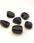 Black Obsidian Natural Tumbled Stone - One Stone