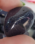 Blue Goldstone Crystal Manmade Gemstone Tumbled Stone | One Stone - 4