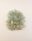 Light Blue Topaz Raw Crystals Rough Gemstones by the Half Ounce - White Background 2
