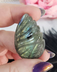 Unique 48 Carat Labradorite Cabochon Natural Gemstone Carving | Borrage - 2