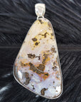 Unique Boulder Opal Natural Gemstone 925 Sterling Silver Pendant - 4