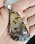 Unique Boulder Opal Natural Gemstone 925 Sterling Silver Pendant