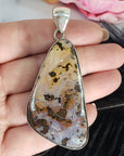 Unique Boulder Opal Natural Gemstone 925 Sterling Silver Pendant - 2