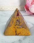 Unique Mookaite Stone Natural Crystal Pyramid | 2 Inch Base | Bravery - 1