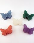 Rainbow Resin Butterfly Totem Figurine - Handmade Valentine's Day Gift - On White Background