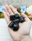 Black Galaxy Jasper Crystal Gemstone Natural Tumbled Stone