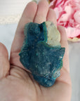 Unique Chrysocolla Crystal Cluster Natural Mineral Formation on Matrix | Gimel - 5