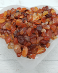 Carnelian Stone Natural Gemstone Crystal Chips By the Ounce - 8