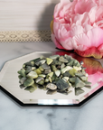 Infinite Serpentine Gemstone Chips By the Ounce - Crystal Chips on Decorative Mirror