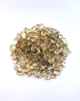 Smoky Quartz & Natural Citrine Crystal Chips by the Ounce - White Background