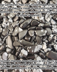 Snowflake Obsidian Natural Crystal Chips by the Ounce - Macro Photo