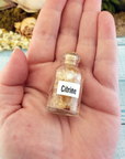Citrine Natural Crystal Chips Bottle - One Bottle in Hand