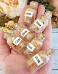 Citrine Natural Crystal Chips Bottle - One Bottle