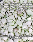 Citron Chrysoprase Lemon Magnesite Natural Crystal Chips By the Ounce - Close Up Info