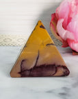 Unique Mookaite Stone Natural Crystal Pyramid | 2 Inch Base | Courage