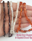 Crystal Beads Blind Bag - 3 Strands of Gemstone Beads - 3 Types of Crystal Beads!
