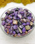 Charoite Natural Tumbled Gemstone Pebble