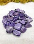 Charoite SMALL Tumbled Stone - One Stone