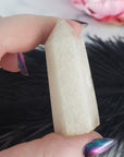 Unique Moonstone Crystal Tower Point High Quality Natural Gemstone Obelisk | Diana - 6