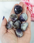 Dogtooth Chevron Amethyst Crystal Natural Gemstone Tumbled Stone | One Stone - 2