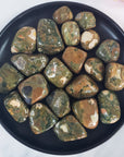 Earthy Rhyolite Rock Natural Gemstone Tumbled Stone | One Stone - 10