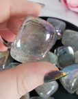 Ethereal Aura Quartz Crystal Gemstone Tumbled Stone - 4