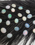 Ethiopian Opal Crystal Natural Stone Cabochon Mini Gemstone | Multiple Sizes