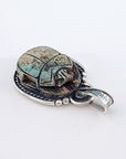 Egyptian Scarab Sterling Silver Pendant