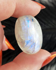 Unique 30 Carat Flashy Rainbow Moonstone Crystal Cabochon Natural High Quality Gemstone | Fable