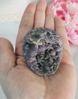 Unique Grape Agate Botryoidal Chalcedony Natural Crystal Cluster Semi-Polished Egg | Gamaret - 3